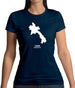 Laos Silhouette Womens T-Shirt