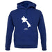 Laos Silhouette unisex hoodie