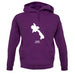 Laos Silhouette unisex hoodie