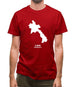 Laos Silhouette Mens T-Shirt