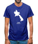 Laos Silhouette Mens T-Shirt