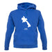 Laos Silhouette unisex hoodie