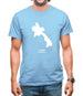 Laos Silhouette Mens T-Shirt