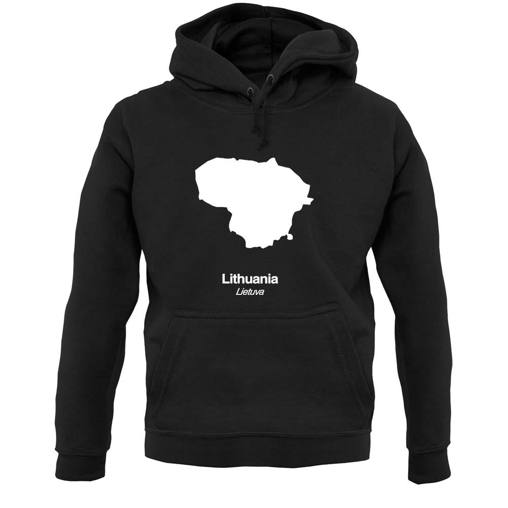 Lithuania Silhouette Unisex Hoodie