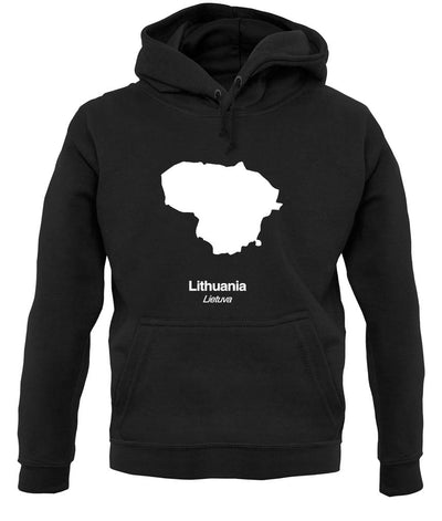 Lithuania Silhouette unisex hoodie
