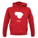 Lithuania Silhouette unisex hoodie