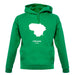 Lithuania Silhouette unisex hoodie