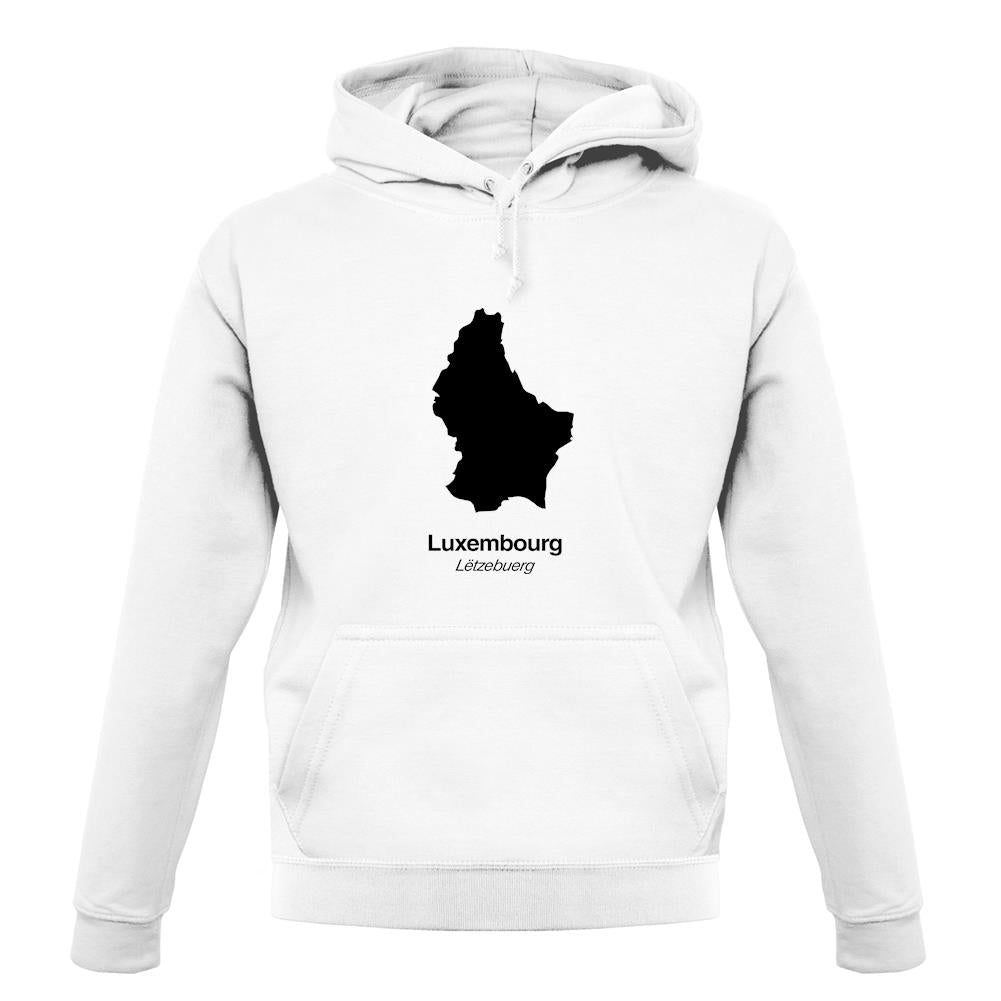 Luxembourg Silhouette unisex hoodie