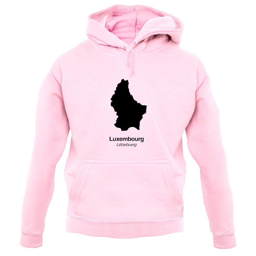 Luxembourg Silhouette unisex hoodie