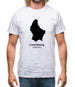 Luxembourg Silhouette Mens T-Shirt