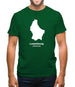 Luxembourg Silhouette Mens T-Shirt