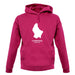 Luxembourg Silhouette unisex hoodie