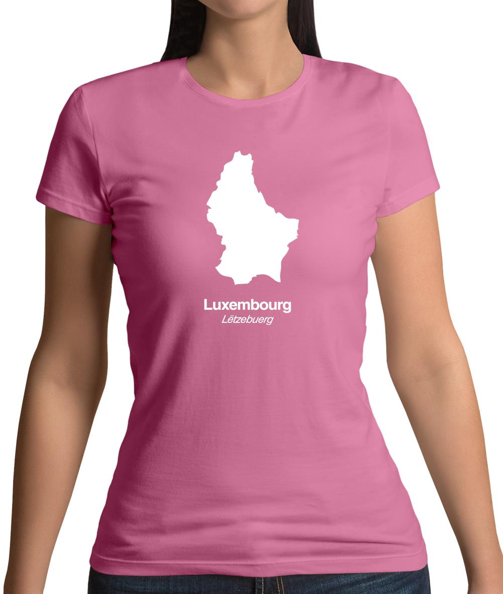 Luxembourg Silhouette Womens T-Shirt