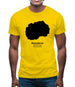 Macedonia Silhouette Mens T-Shirt