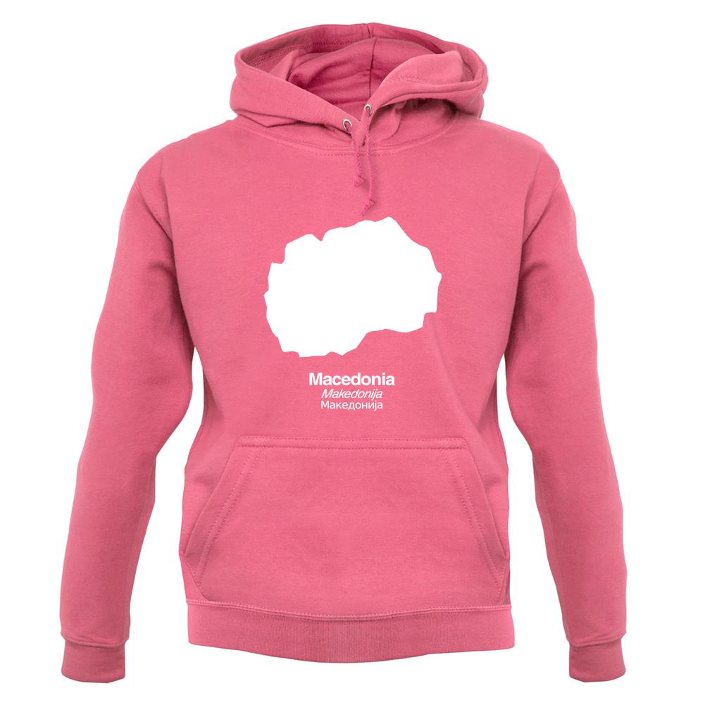 Macedonia Silhouette unisex hoodie