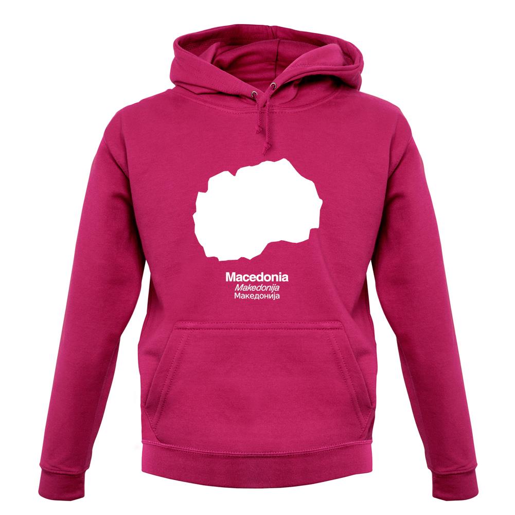 Macedonia Silhouette unisex hoodie