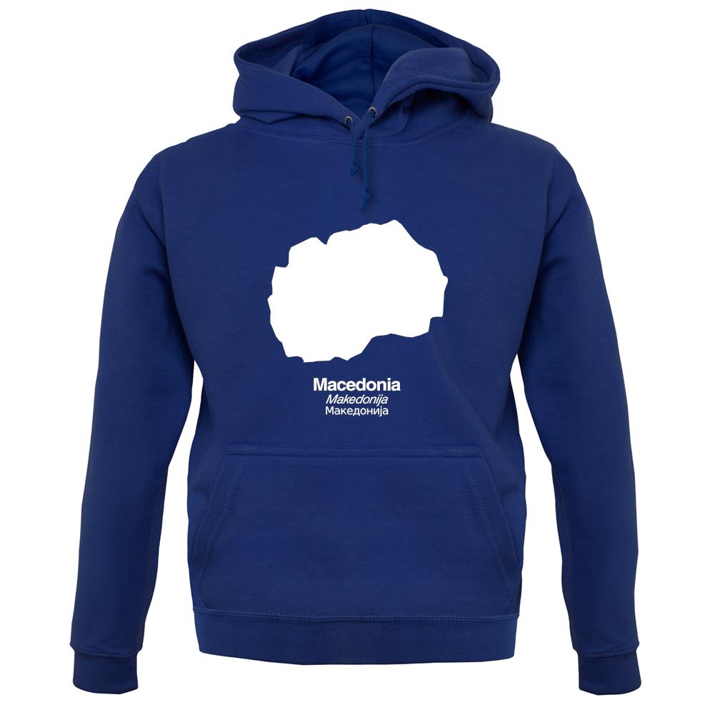 Macedonia Silhouette unisex hoodie
