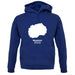 Macedonia Silhouette unisex hoodie