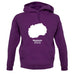 Macedonia Silhouette unisex hoodie