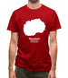 Macedonia Silhouette Mens T-Shirt