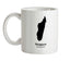 Madagascar Silhouette Ceramic Mug