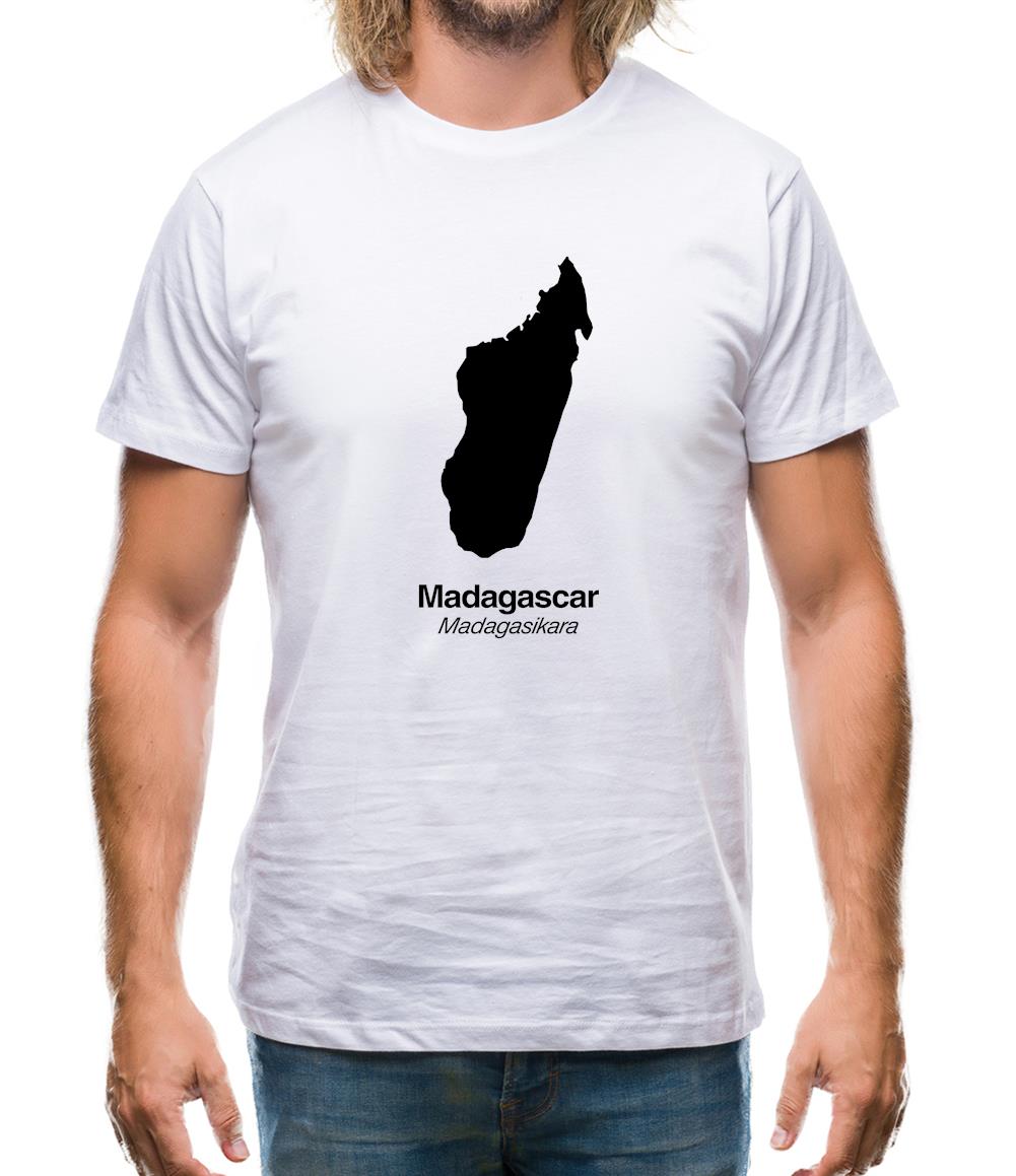 Madagascar Silhouette Mens T-Shirt