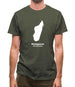 Madagascar Silhouette Mens T-Shirt