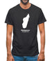 Madagascar Silhouette Mens T-Shirt