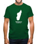 Madagascar Silhouette Mens T-Shirt