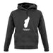 Madagascar Silhouette unisex hoodie