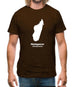 Madagascar Silhouette Mens T-Shirt