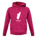 Madagascar Silhouette unisex hoodie