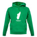 Madagascar Silhouette unisex hoodie