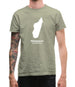 Madagascar Silhouette Mens T-Shirt