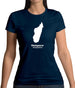 Madagascar Silhouette Womens T-Shirt