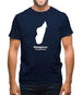 Madagascar Silhouette Mens T-Shirt