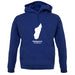 Madagascar Silhouette unisex hoodie