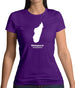 Madagascar Silhouette Womens T-Shirt