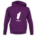 Madagascar Silhouette unisex hoodie