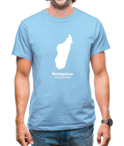 Madagascar Silhouette Mens T-Shirt