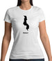 Malawi Silhouette Womens T-Shirt