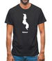 Malawi Silhouette Mens T-Shirt