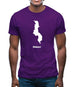 Malawi Silhouette Mens T-Shirt