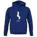 Malawi Silhouette unisex hoodie