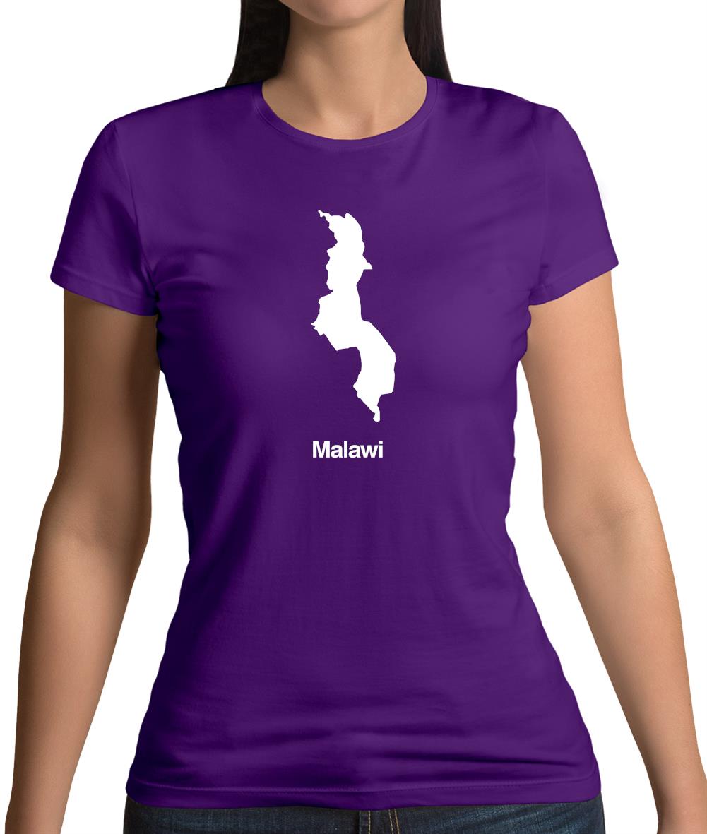 Malawi Silhouette Womens T-Shirt