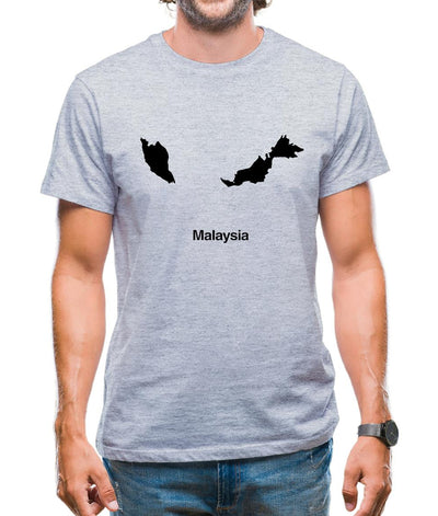 Malaysia Silhouette Mens T-Shirt