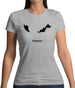 Malaysia Silhouette Womens T-Shirt