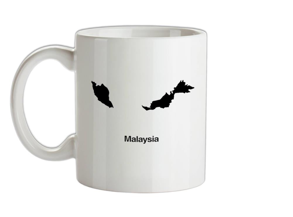 Malaysia Silhouette Ceramic Mug