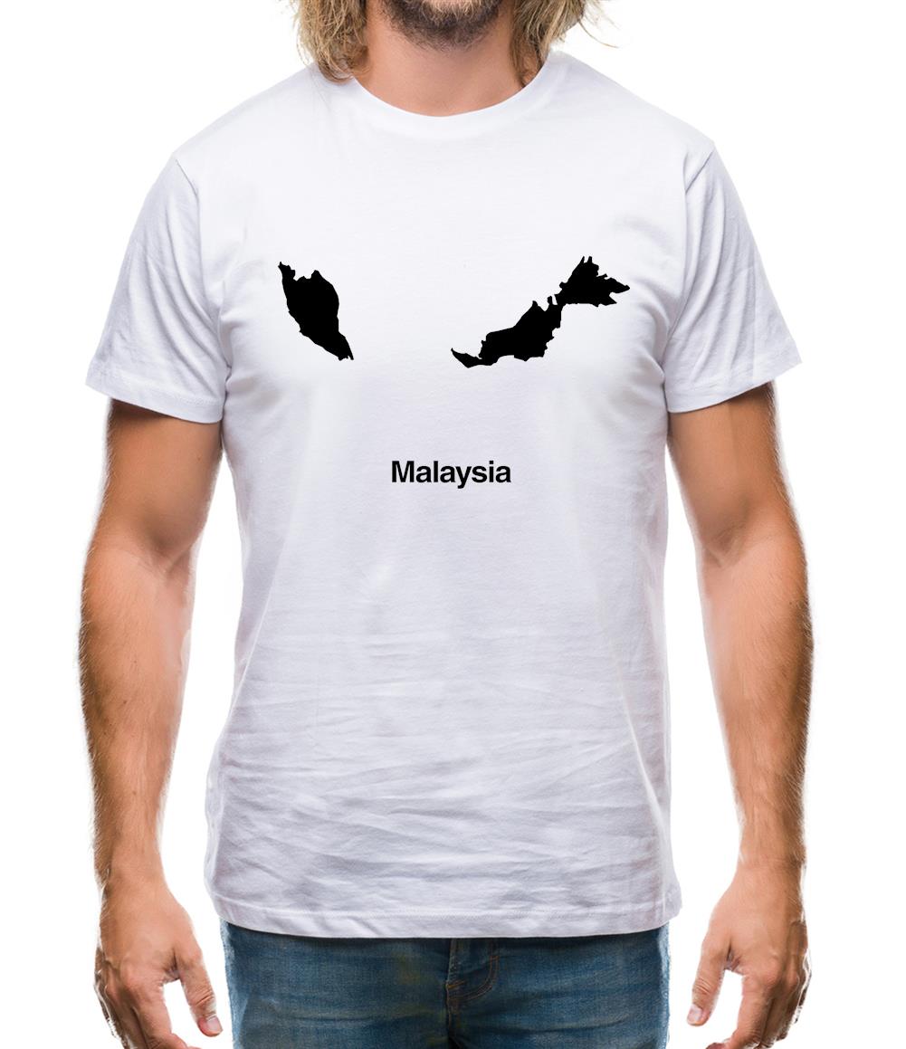 Malaysia Silhouette Mens T-Shirt