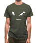 Malaysia Silhouette Mens T-Shirt